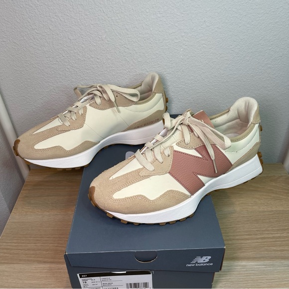 New Balance 327 Women’s Sneakers [NIB] – Beige Rose (WS327NKA) Size 10 - Picture 5 of 11